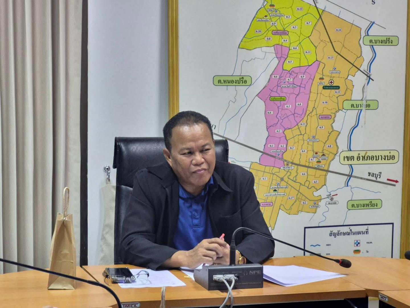 ✨พช.สมุทรปราการ : สพอ.บางเสาธง จัดการประชุมตรวจสอบและรับรองคุณภาพข้อมูลความจำเป็นพื้นฐาน (จปฐ.) ระดับอำเภอ ประจำปี 2569