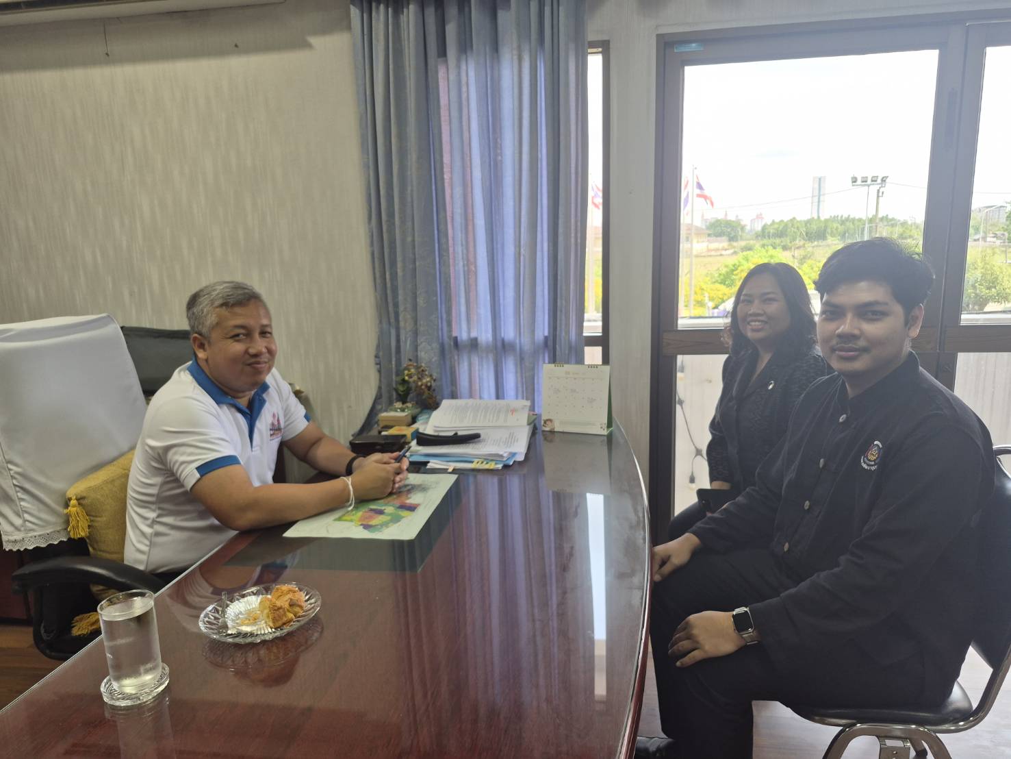 ✨ พช.บางเสาธง  ต้อนรับข้าราชการใหม่ซึ่งได้รับบรรจุแต่งตั้ง ให้มาปฏิบัติหน้าที่สำนักงานพัฒนาชุมชนอำเภอบางเสาธง