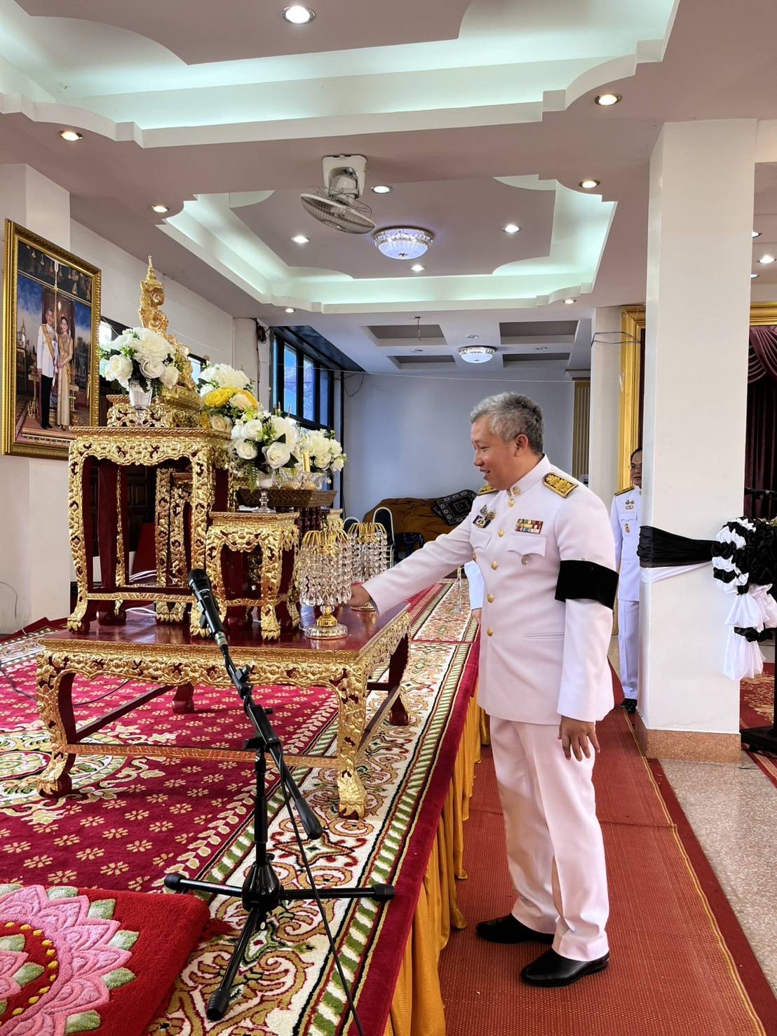 🤍 พช.บางเสาธง ร่วมถวายน้ำสรงพระศพเบื้องหน้าพระรูป และลงนามถวายความอาลัย สมเด็จพระเจ้าลูกเธอ เจ้าฟ้าพัชรกิติยาภา นเรนทิราเทพยวดี กรมหลวงราชสาริณีสิริพัชร มหาวัชรราชธิดา น้อมรำลึกในพระกรุณาธิคุณที่พระองค์ที่มีต่อพสกนิกรชาวไทย