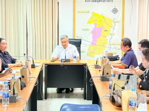 พช.บางเสาธง ดำเนินการประชุมคณะอนุกรรมการกลั่นกรองและติดตามการดำเนินงานกองทุนพัฒนาบทบาทสตรีอำเภอบางเสาธง ครั้งที่ 3/2569